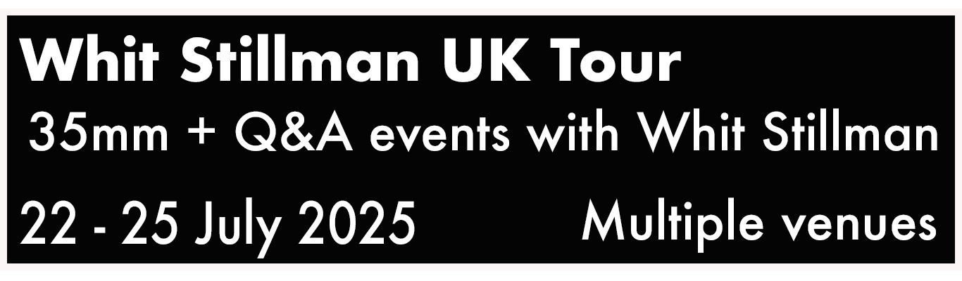 Whit Stillman UK Tour Show details